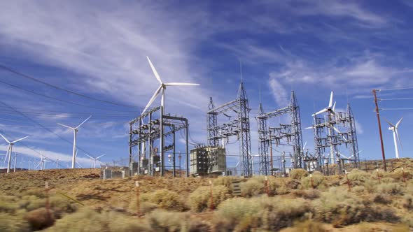 Large Wind Farm In California