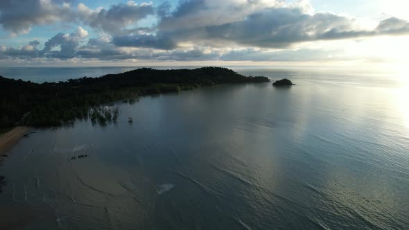 The Beaches at the most southern part of Borneo Island