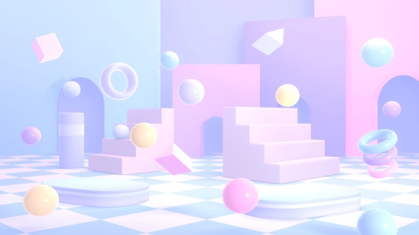 Abstract Geometric Room