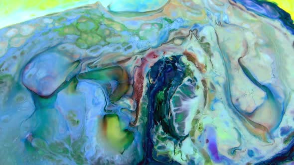 Psychedelic Galactic Paint Texture Background alt