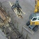 Timber loader at wood processing plant, aerial view - VideoHive Item for Sale