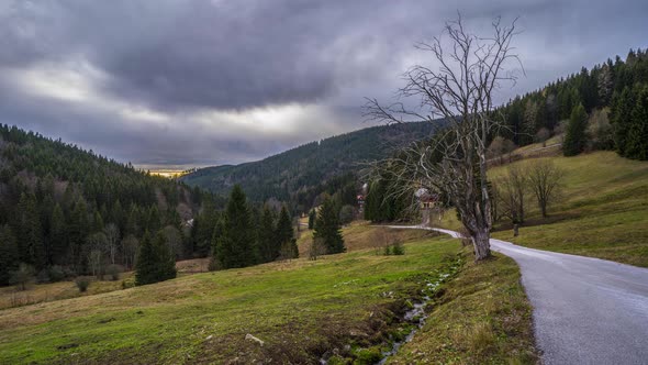 Time lapse of beautiful nature in the Czech Republic 