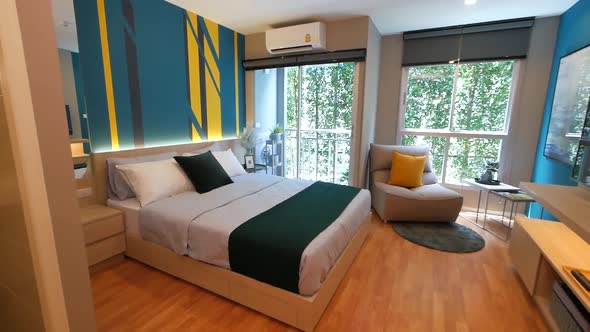 Fully Furnished Modern Bedroom Decoration Walkthrough