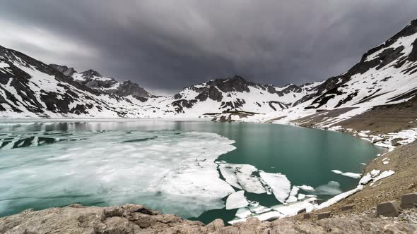 Timelapse of Luenersee in Austria