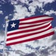 Liberia Flag With Sky - VideoHive Item for Sale