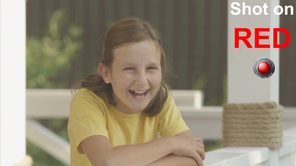  Portrait Of A Girl Laughing And Smiling