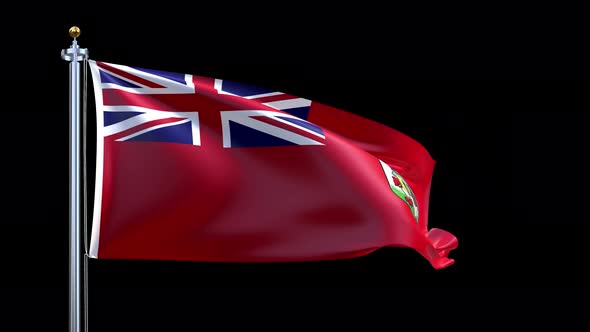 Bermuda Waving Flag