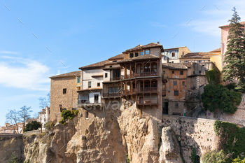 eval town of Cuenca, in La Mancha, Spain