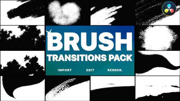 Hand-Drawn Brush Transitions | DaVinci Resolve