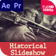 Historical Slideshow / Vintage Documentary / Old Memories Photo Album  || MOGRT - VideoHive Item for Sale