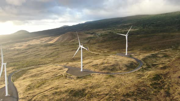 Wind Turbines Power Plant