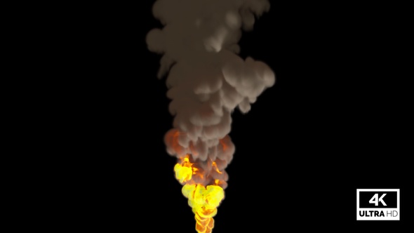 Flamethrower Rising Super Slow Motion alt