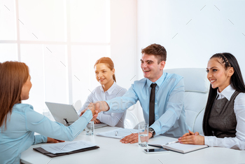 ing a job interview.