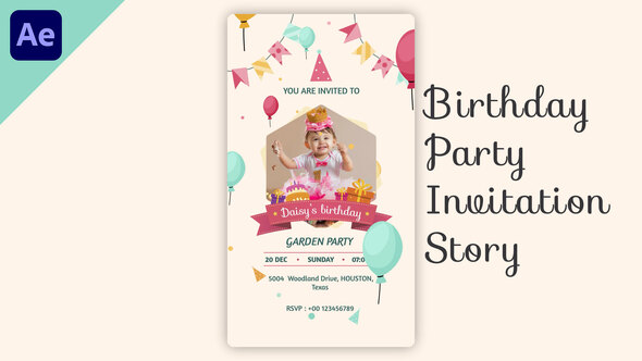 Birthday Party Invitation Story