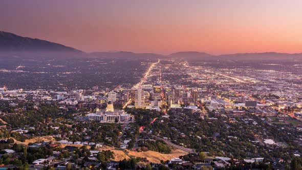 Salt Lake City, Utah, USA Skyline