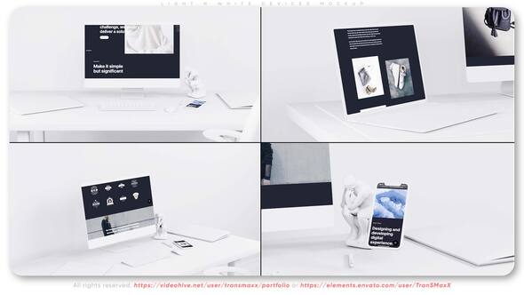 Light N White Devices Mockup