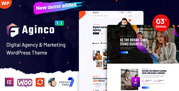 Aginco - Digital Agency WordPress Theme