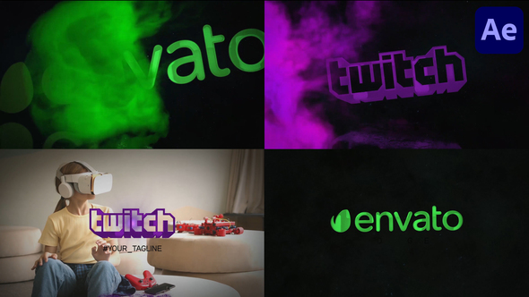 Tunnel Logo for After Effects