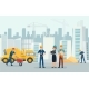 Construction Team on Site Builder Architect and - GraphicRiver Item for Sale