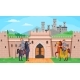 Hero Battle Knights Medieval Legend Near Castel - GraphicRiver Item for Sale