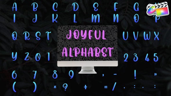 Joyful Alphabet | FCPX alt