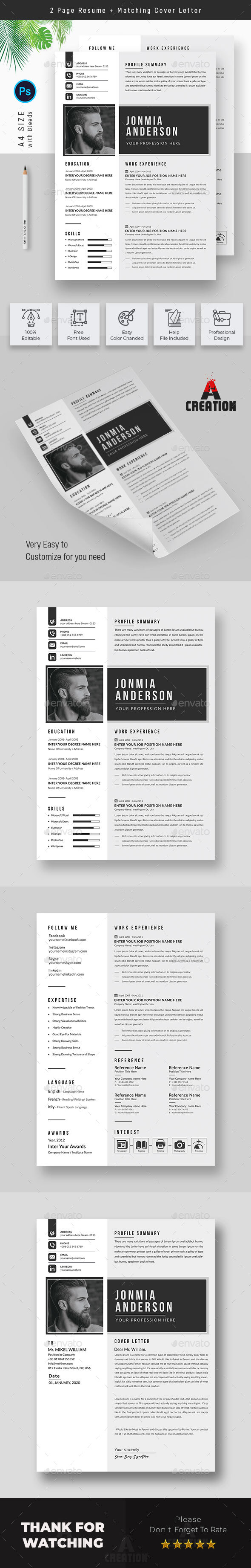 Ressume Graphics Designs Templates from GraphicRiver