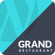 Grand Restaurant WordPress - ThemeForest Item for Sale