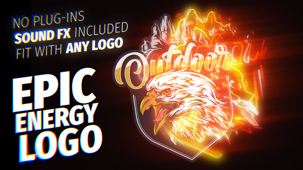 glitch energy logo 20743722 videohive free download after effects project