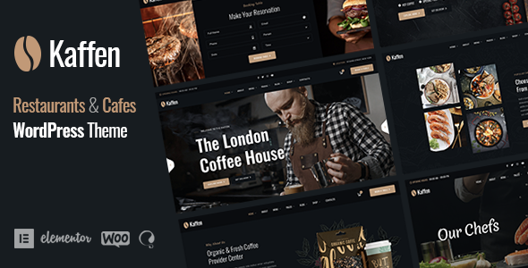 Kaffen – Restaurant & Cafe WordPress Theme