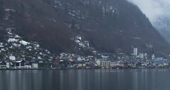 Buildings along the shore