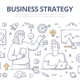 Business Strategy Doodle Banner - GraphicRiver Item for Sale