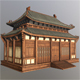 Asian Japanese Realistic Traditional Building - 3DOcean Item for Sale