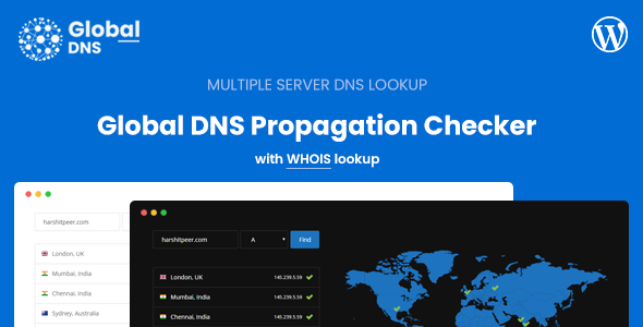 Download Global DNS – Multiple Server – DNS Propagation Checker – WP on Codecanyon