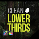 Clean Lower Thirds for FCPX - VideoHive Item for Sale