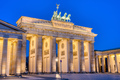 The famous illuminated Brandenburg Gate in Berlin - PhotoDune Item for Sale