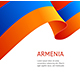 Realistic 3d Armenia Flag Background. Vector - GraphicRiver Item for Sale