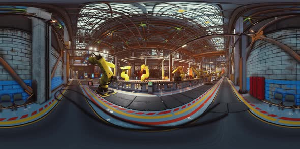 VR360 Machinery Factory with Production Line alt