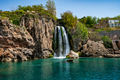 Side view of Duden waterfalls (Karpuzkaldran) in Antalya - PhotoDune Item for Sale