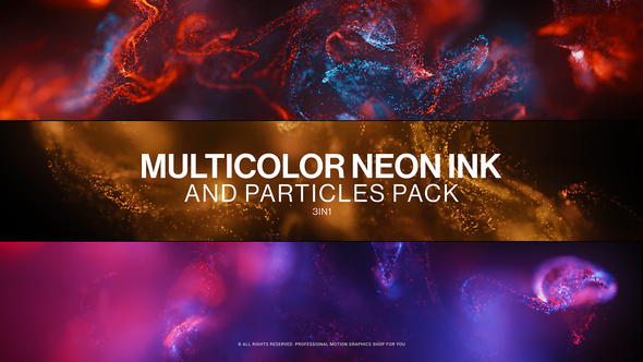 Multicolor Neon Ink