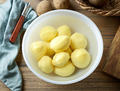 fresh raw peeled potatoes - PhotoDune Item for Sale