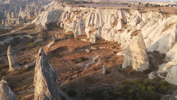 Aerial View Cappadocia Landscape