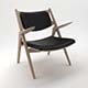 Leather Chair by CARL HANSEN & SON - 3DOcean Item for Sale