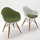 Vitra Eames Armchair With Seat Upholstery - 3DOcean Item for Sale