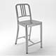 Emeco Navy Counter Stool - 3DOcean Item for Sale