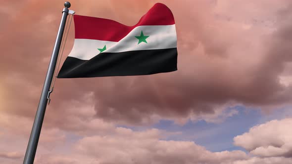 Syria Flag 4K