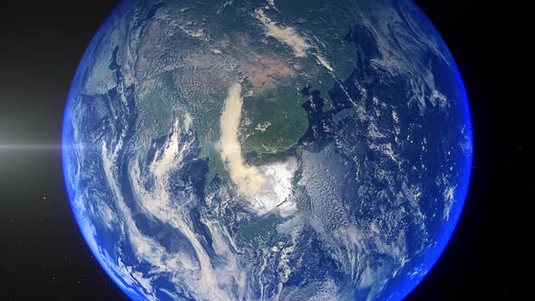 Realistic Earth Zoom Out Clouds Hong Kong alt