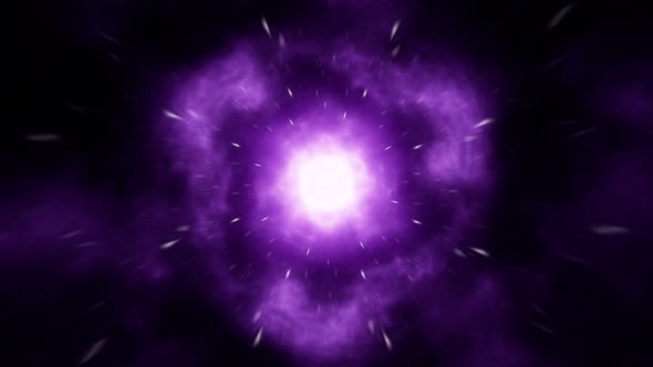 Purple Energy Burst Portal 4K 01