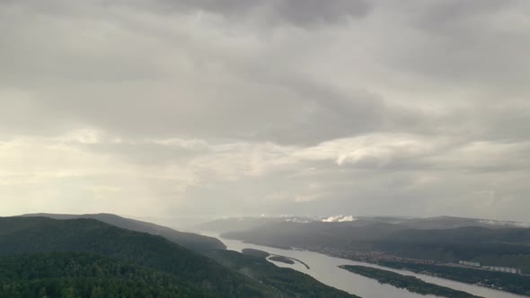 Hyperlapse Inclement Weather in a Mountain Gorge