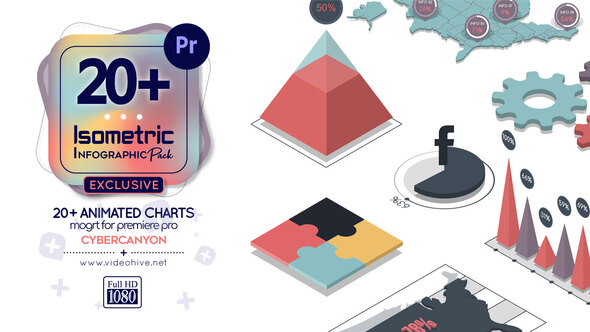 Isometric Infographic Pack Mogrt