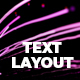 Particles and Creative Text Layout - VideoHive Item for Sale